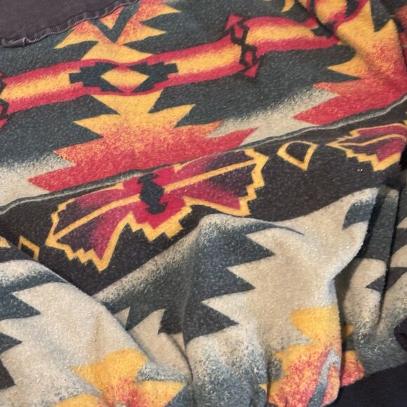 Vintage Western Aztec Bomber Jacket Santa Fe Men's M  E.M.I. Made in USA - Picture 8 of 15